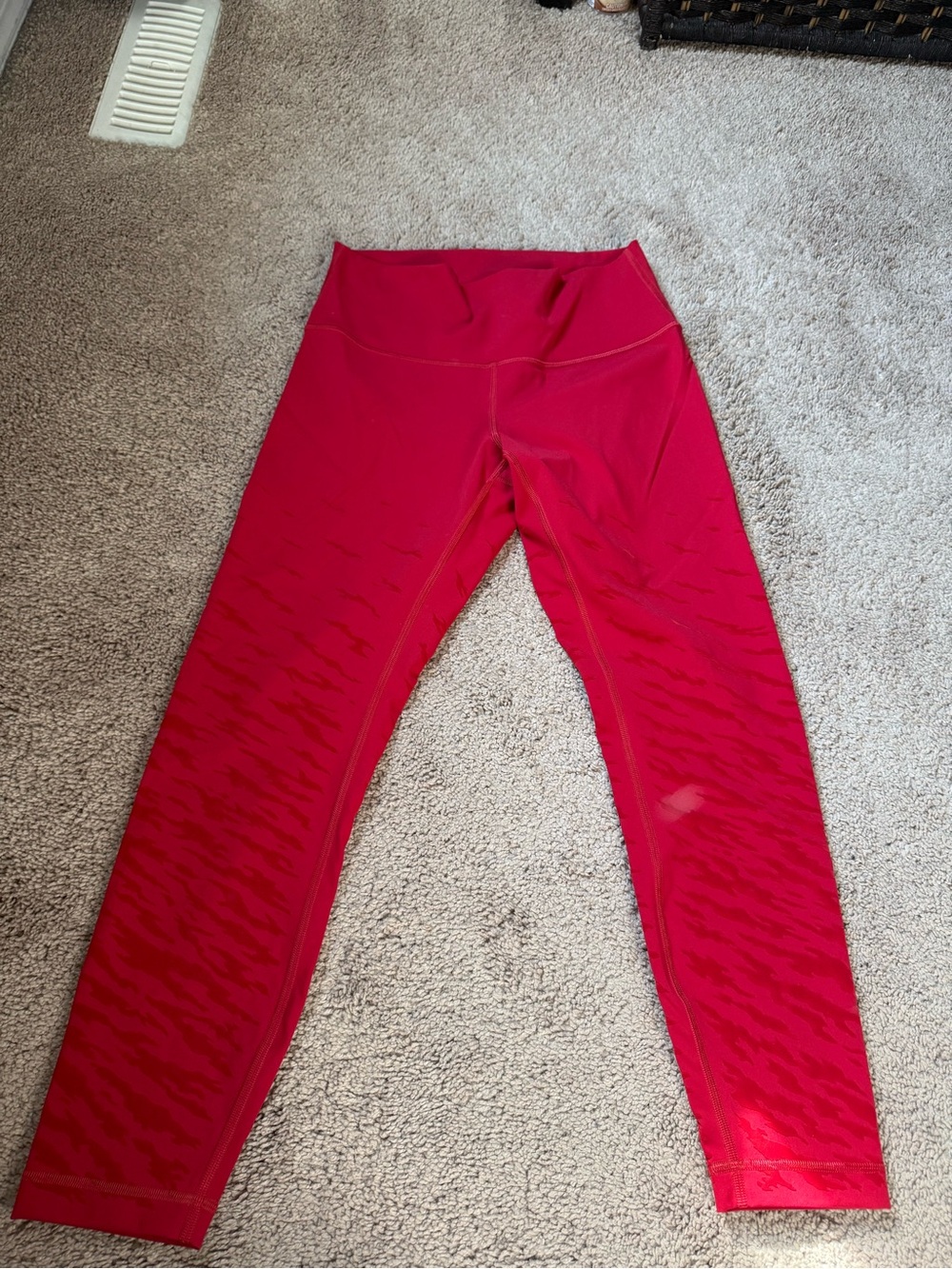 lululemon athletica Red Sculpting High-Rise Leggings